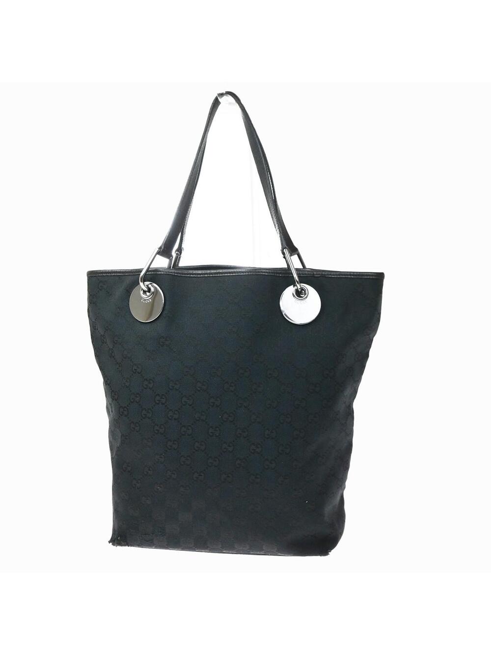 Gucci Logo Gg Pattern Tote Shoulder Bag #257944G22B